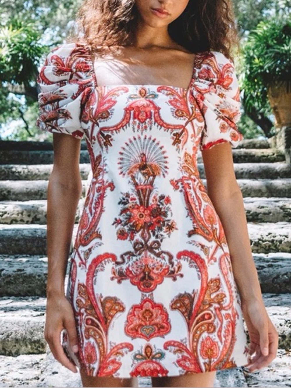 Cara Cara Kelly Dress Peacock Floral
